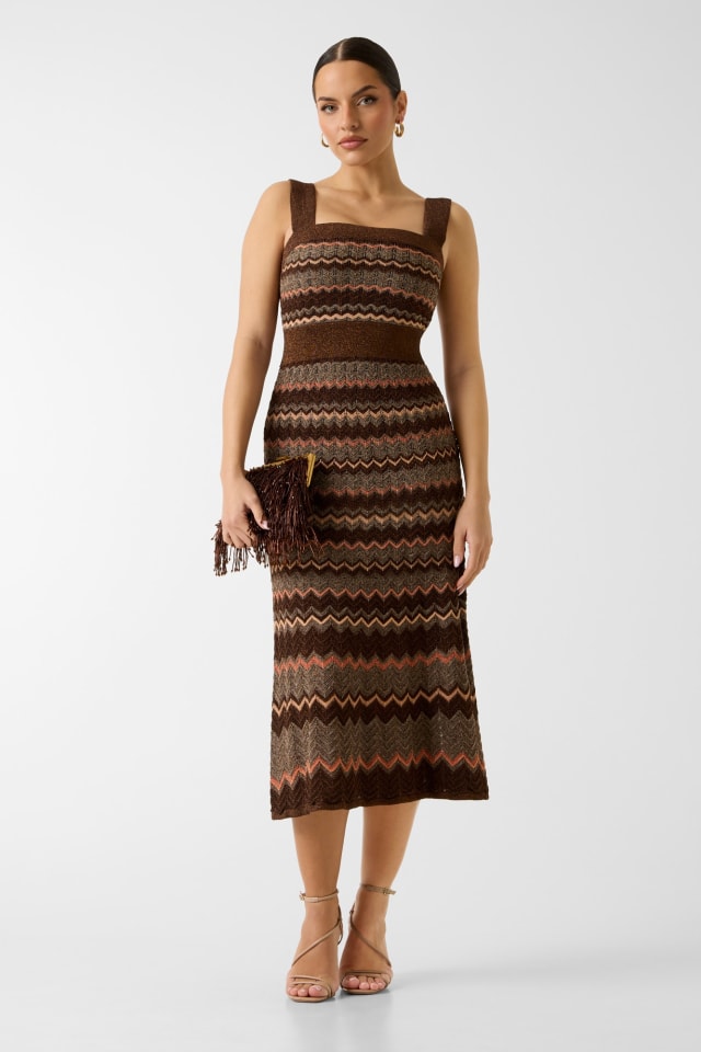 Vestido de lurex Marciano