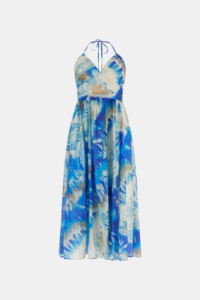 Vestido midi con estampado floral Marciano