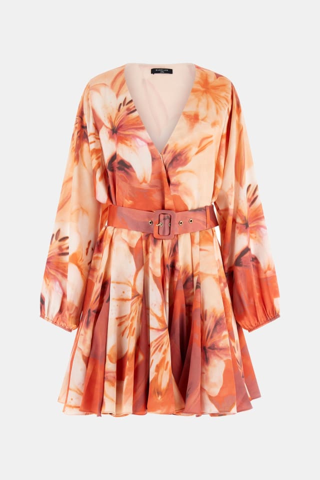 Vestido mini plisado Marciano