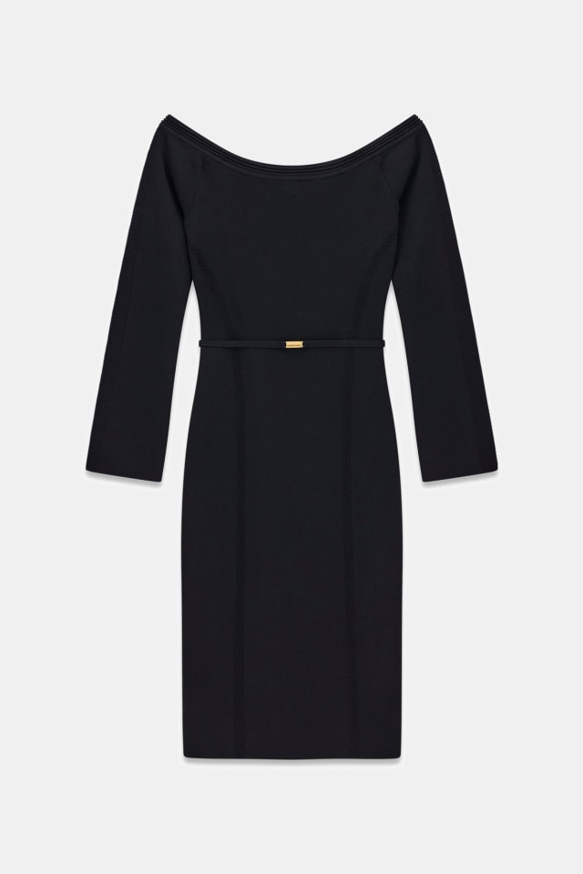 Vestido midi off-shoulder Marciano