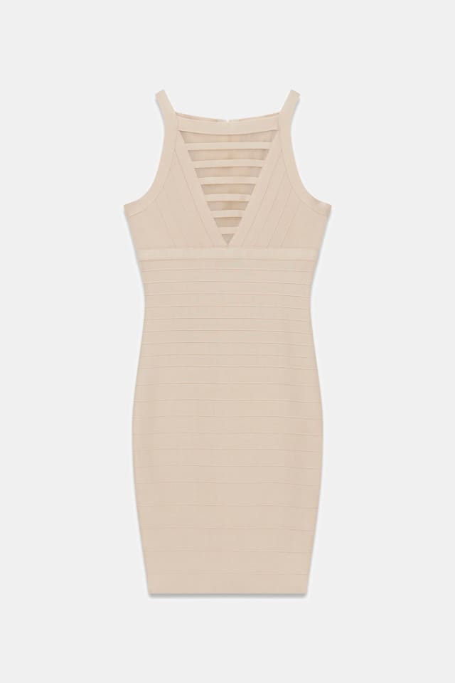 Vestido de malha com bandagem Marciano