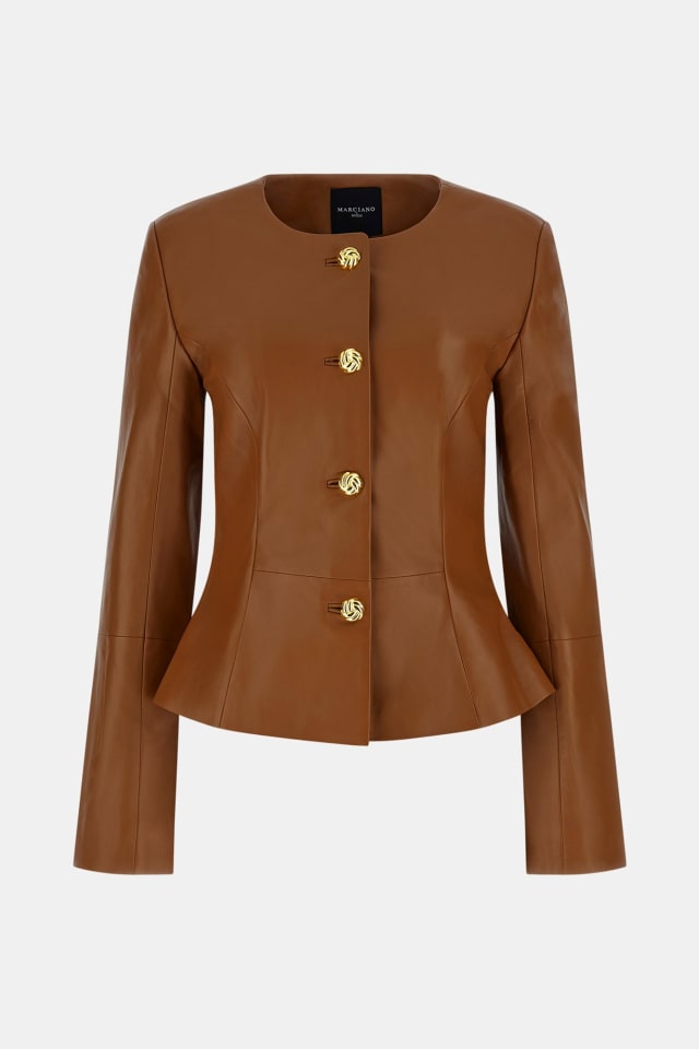 Chaqueta de cuero Marciano