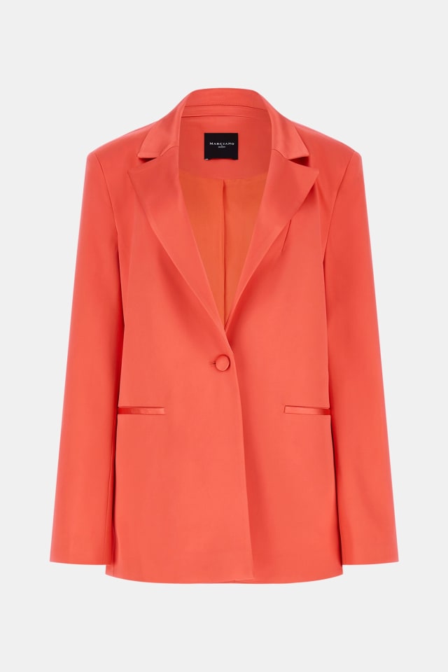 Blazer de satén Marciano
