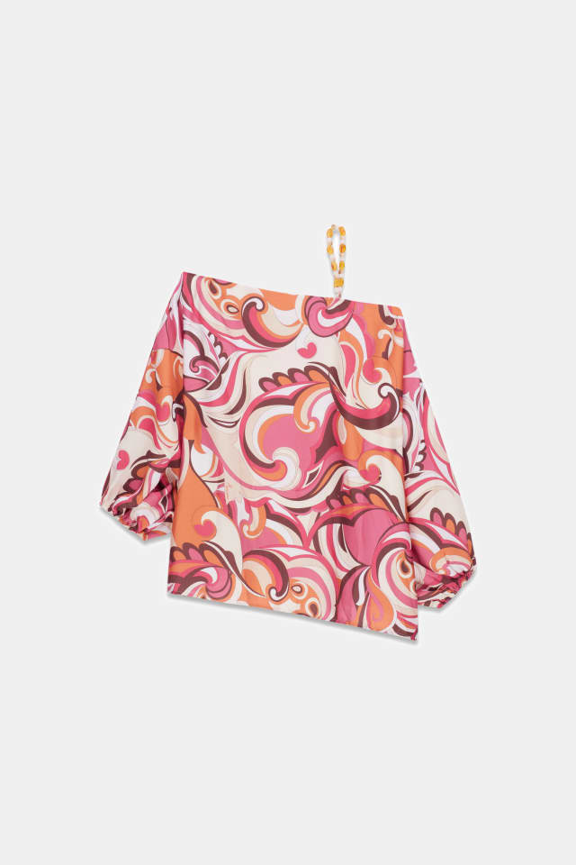 Blusa Marciano de um ombro só