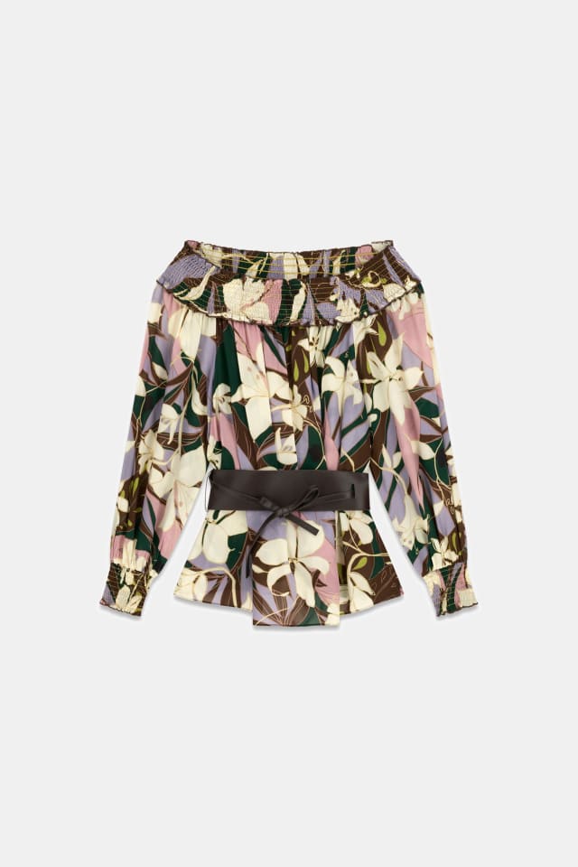 Top estampado de flores de Marciano