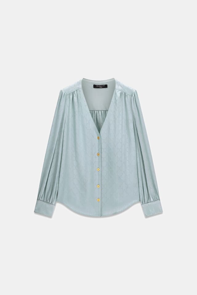 Blusa con logo Marciano