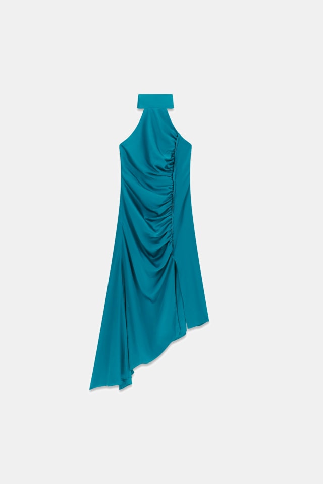 Marciano midi halter-neck vestido