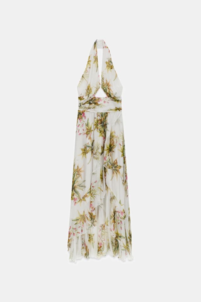 Marciano maxi halter vestido