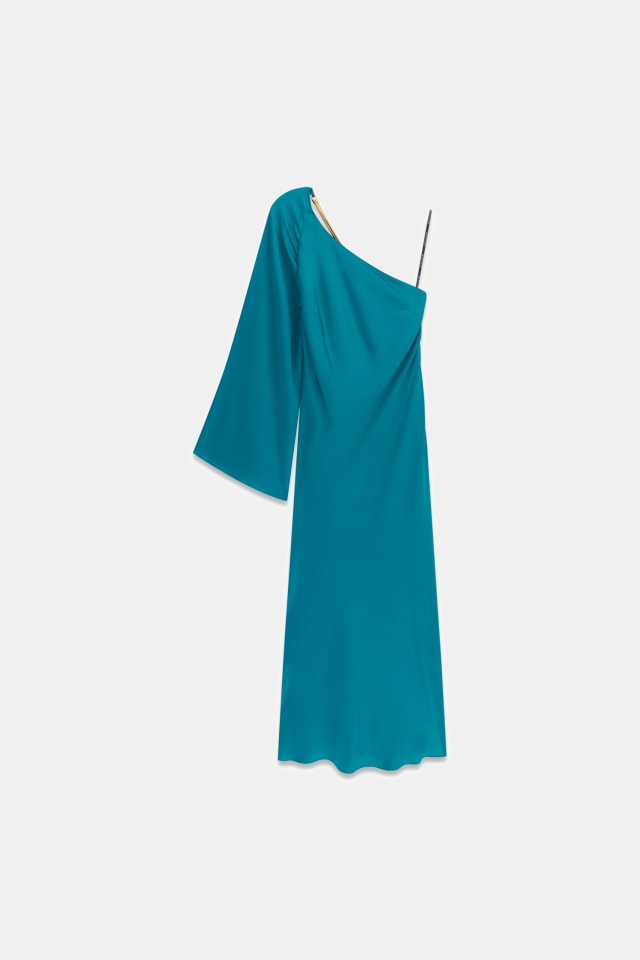 Marciano maxi de um ombro só vestido