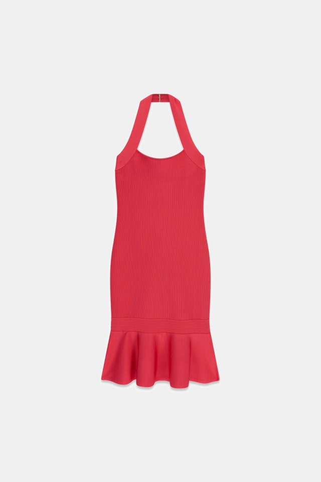 Marciano midi halter-neck vestido