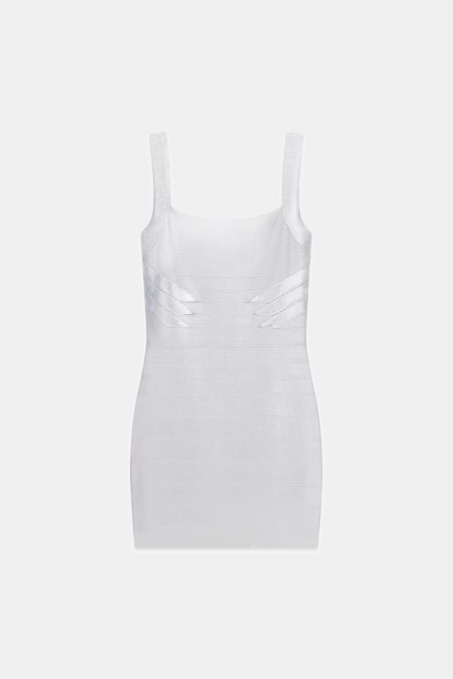 Bandagem metalizada Marciano vestido