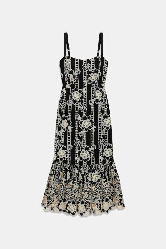 Midi bordado Marciano vestido