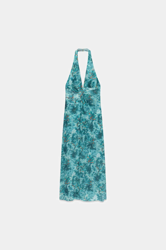 Marciano maxi halter vestido