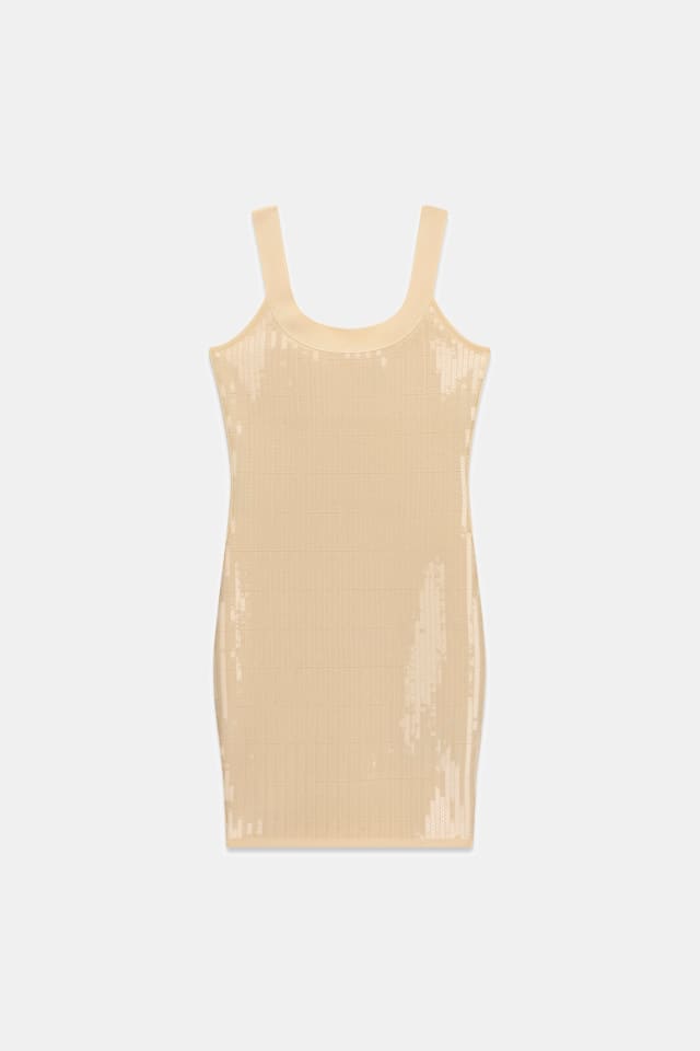 Faixa de lantejoulas Marciano vestido