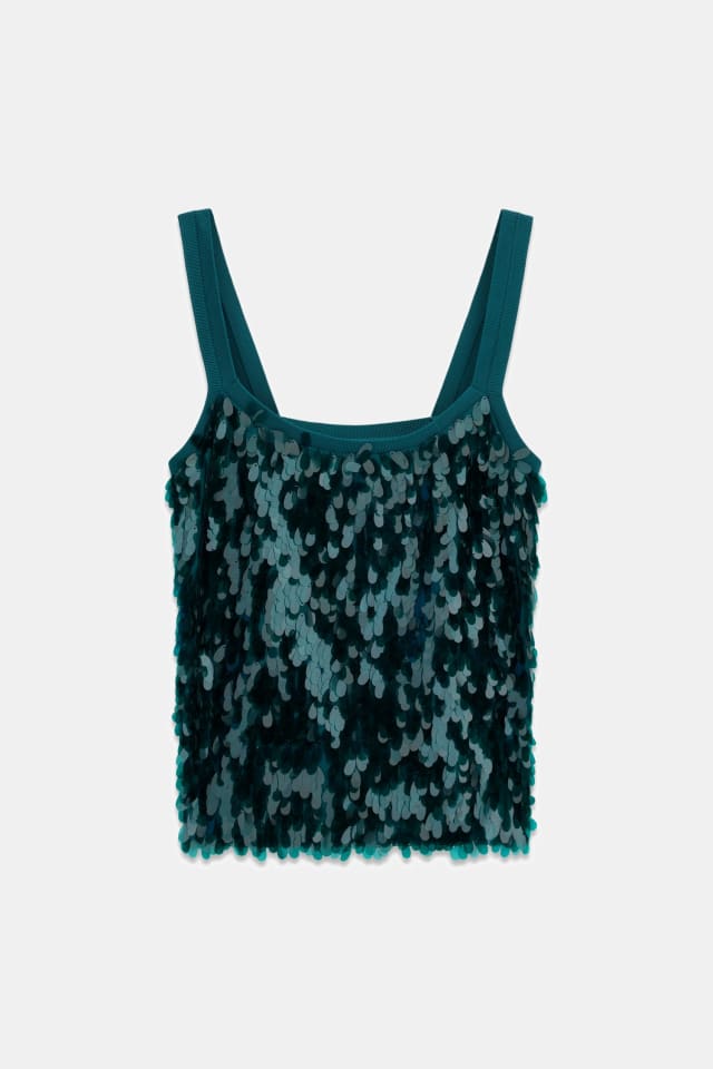 Top de lantejoulas Marciano