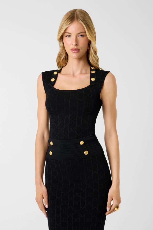 Top con monograma Marciano