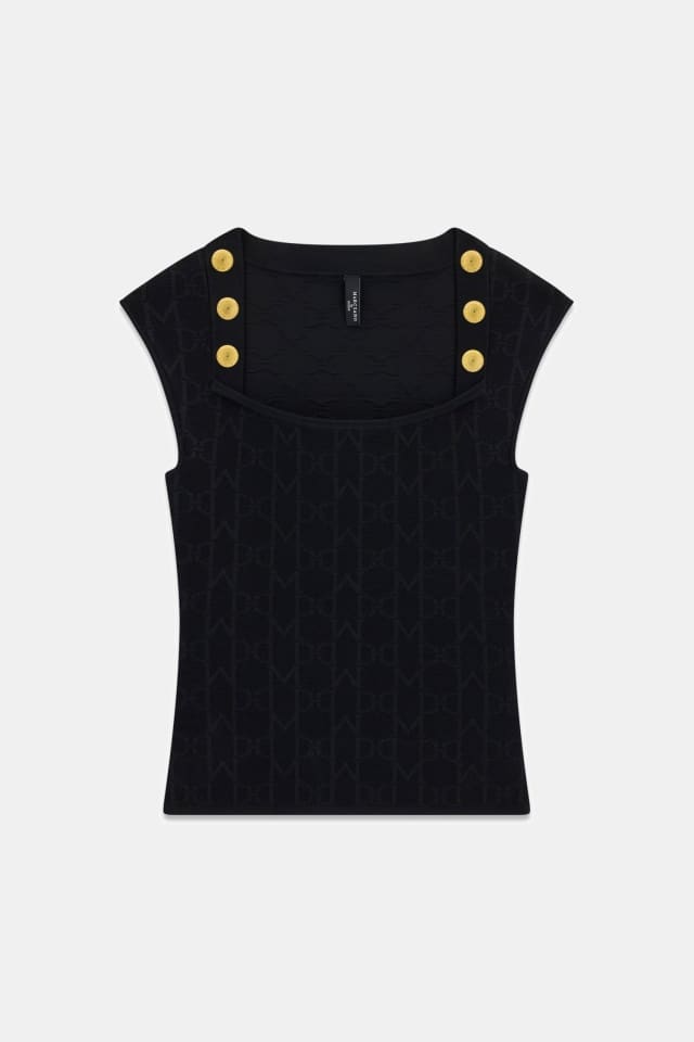 Top con monograma Marciano