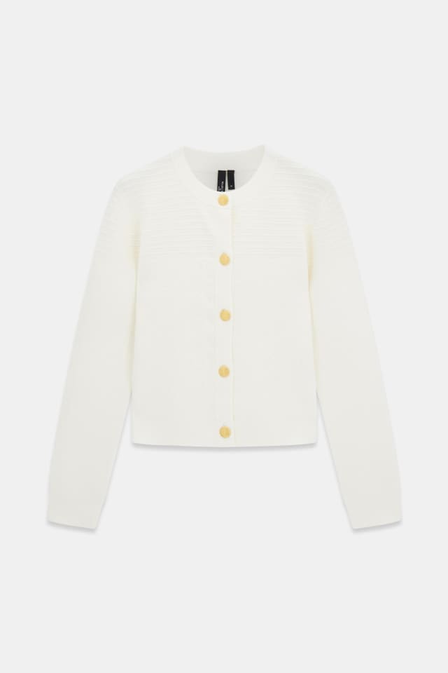 Cardigan con monograma Marciano