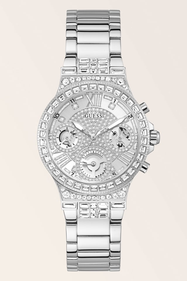 Multi-function crystal watch 36 mm