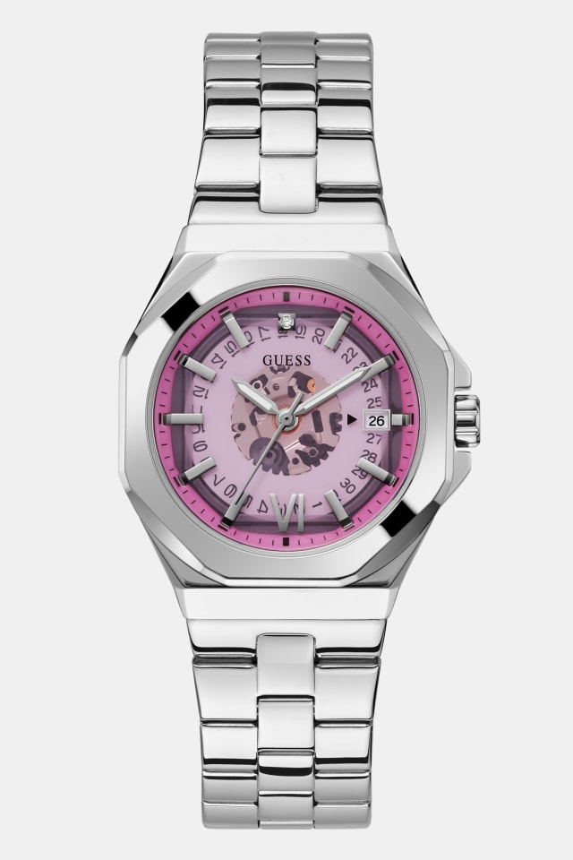 Analogue watch with date function
