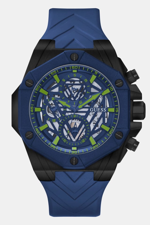 Multi-function silicone watch