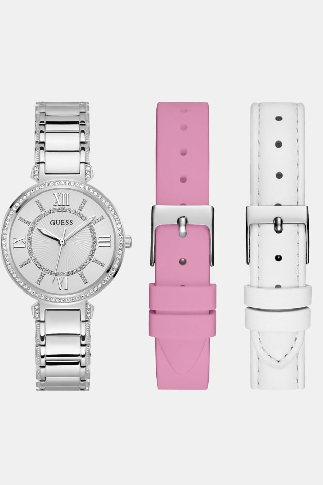 Watch box set with straps