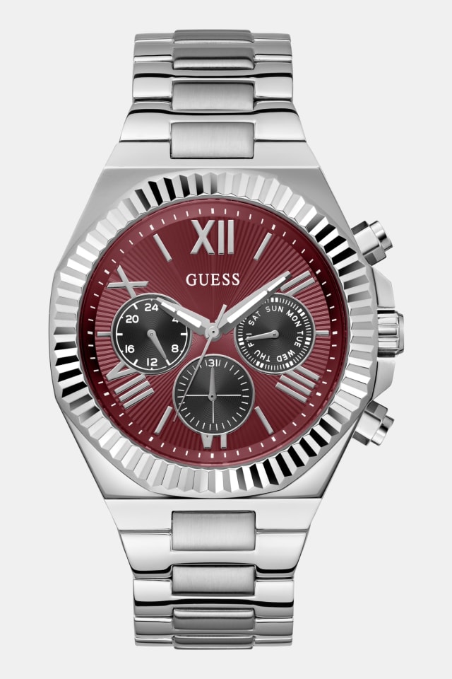 Reloj multifunci&oacute;n de acero inoxidable de 44 mm