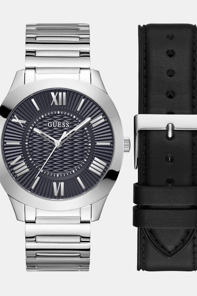 Multi-function watch with interchangeable strap