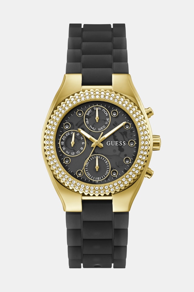 Multi-function silicone watch