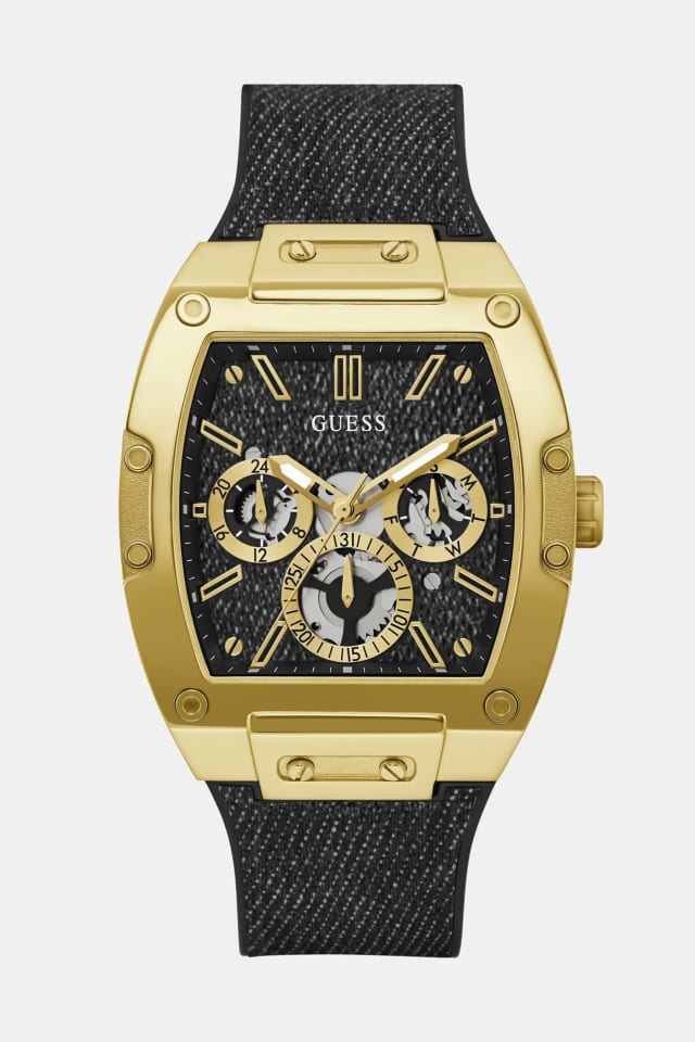 Denim multi-function watch