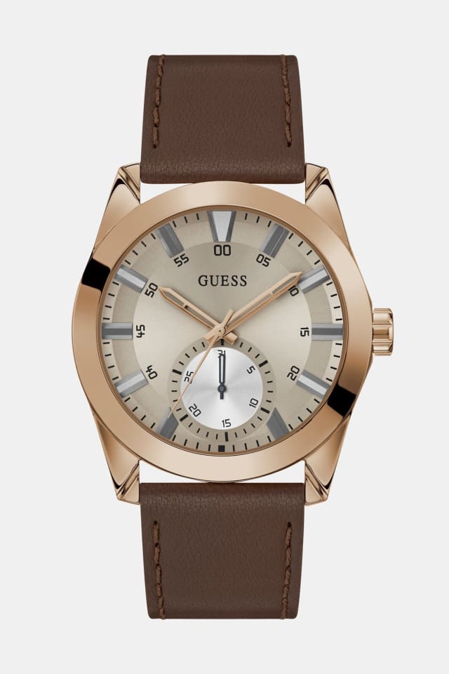 Genuine Leather multi-function watch