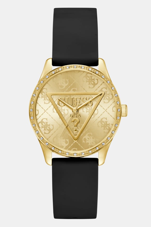 Reloj anal&oacute;gico de silicona con cristales 36 mm