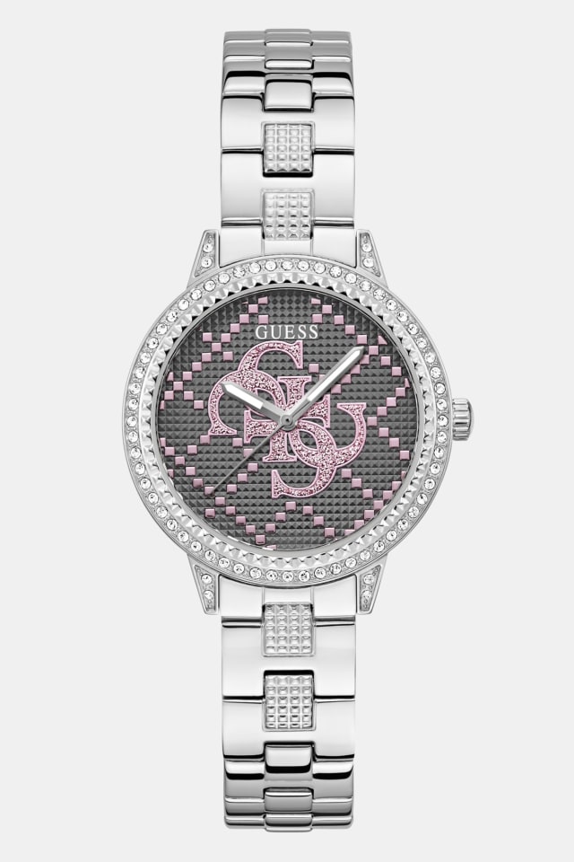 Crystal analogue watch 34 mm