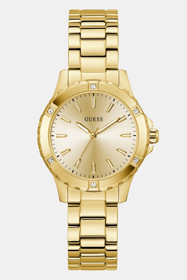 Montre analogique en acier inoxydable 34&nbsp;mm