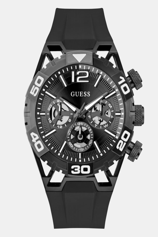 Multi-function silicone watch 46 mm