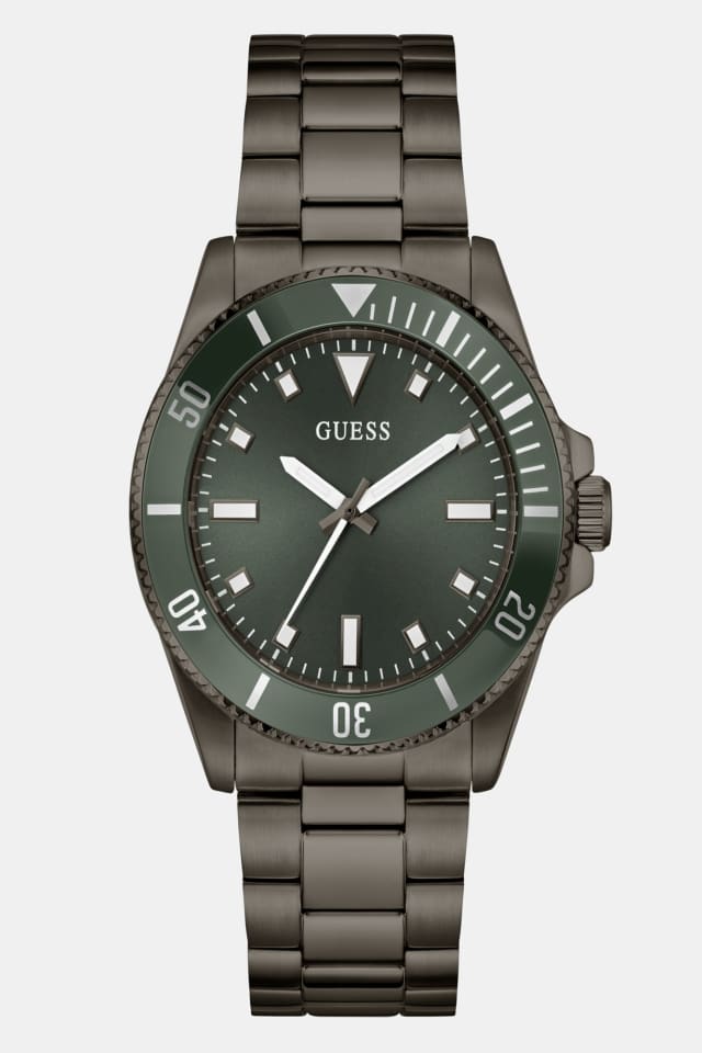 Reloj analógico de acero inoxidable 43 mm