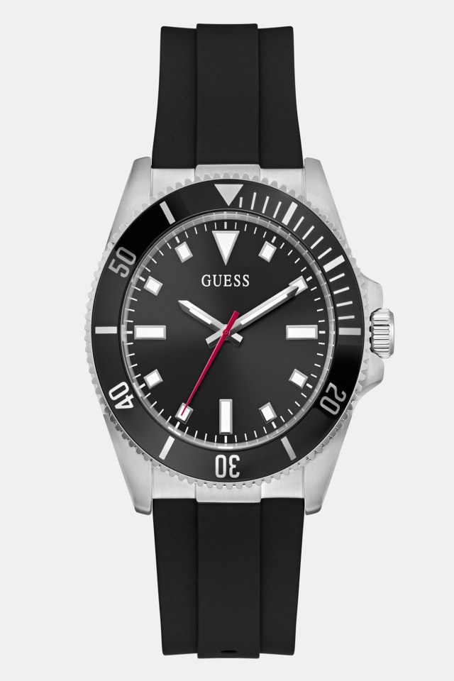 Reloj analógico de silicona de 43 mm