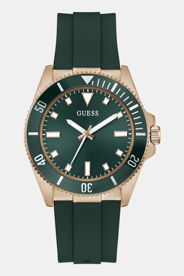 Reloj analógico de silicona de 43 mm