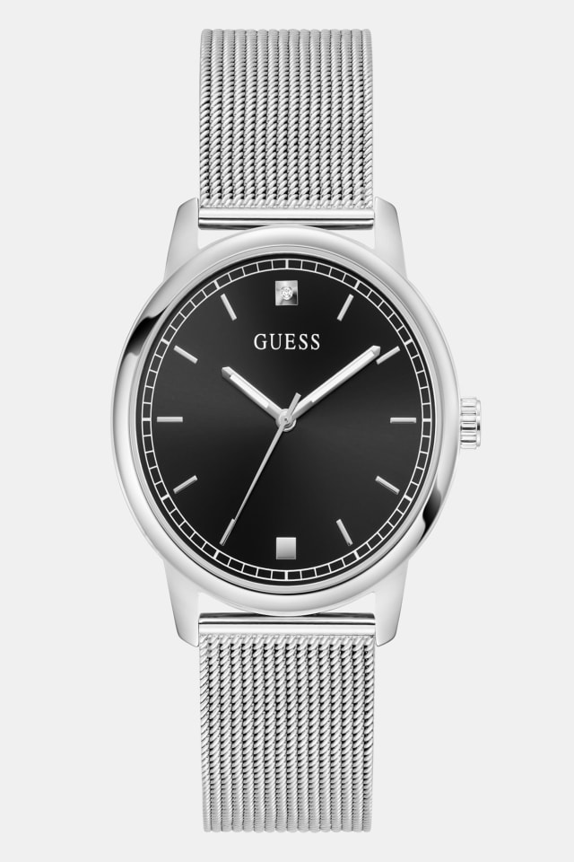 Steel mesh analogue watch 40 mm