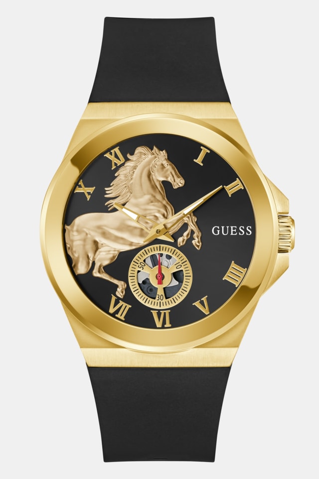 Multi-function silicone watch 44 mm