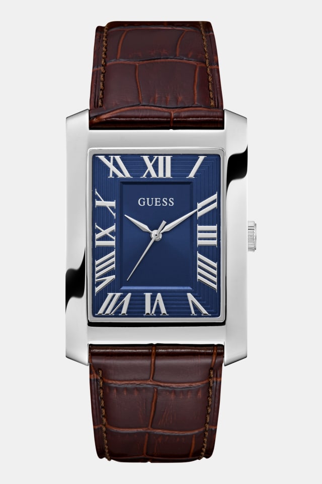 Orologio analogico in vera pelle 33,7 mm
