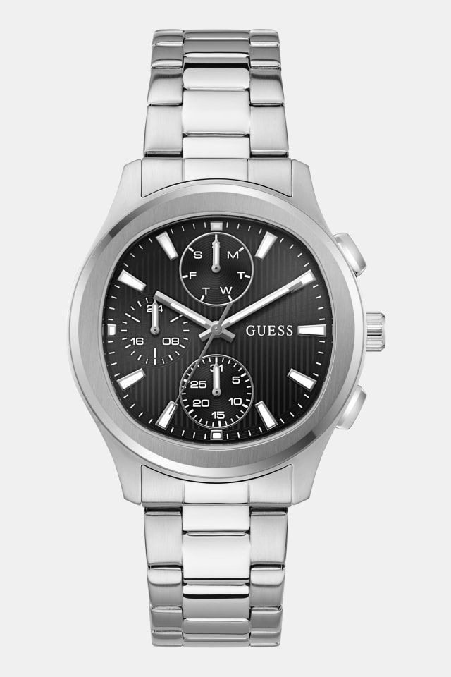 Reloj multifunción de acero inoxidable de 40 mm