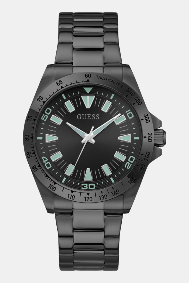 Reloj analógico de acero inoxidable de 42 mm
