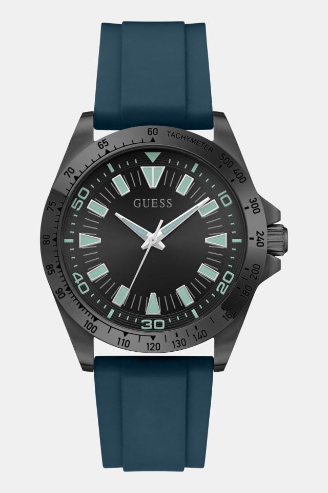 Reloj analógico de silicona de 42 mm