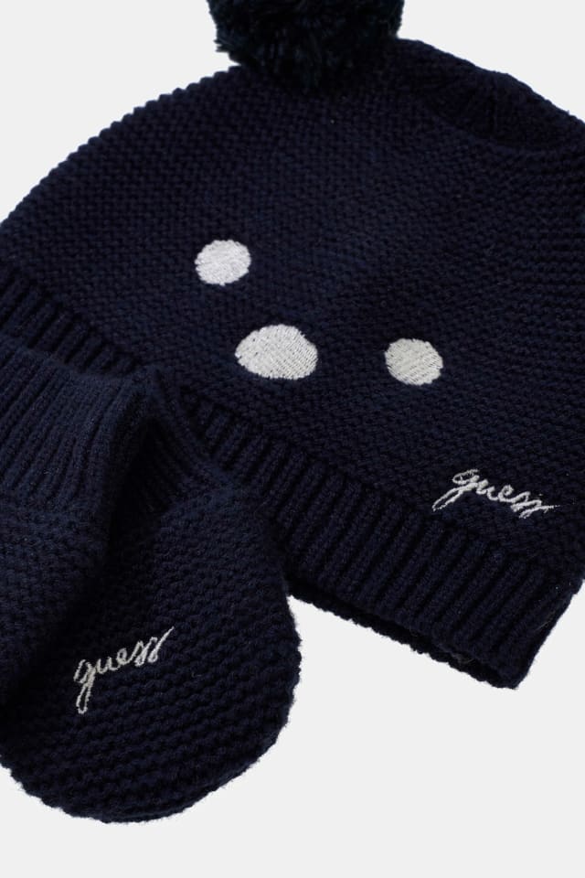 Conjunto de gorro e luvas