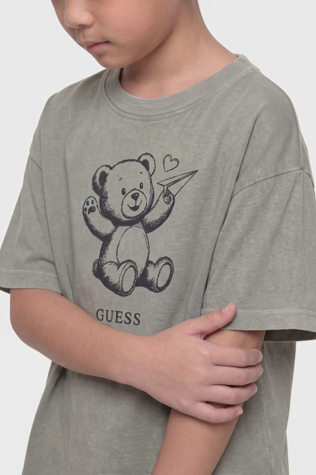 Camiseta extragrande estampada