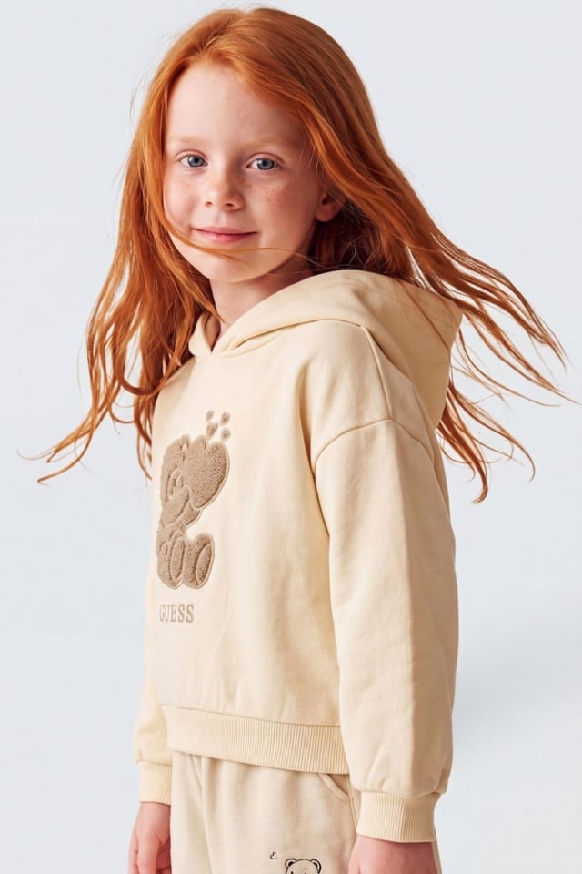 Sudadera con capucha de felpa