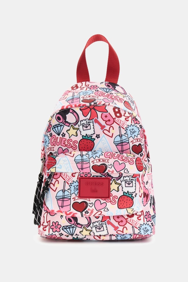 Mini mochila con estampado integral