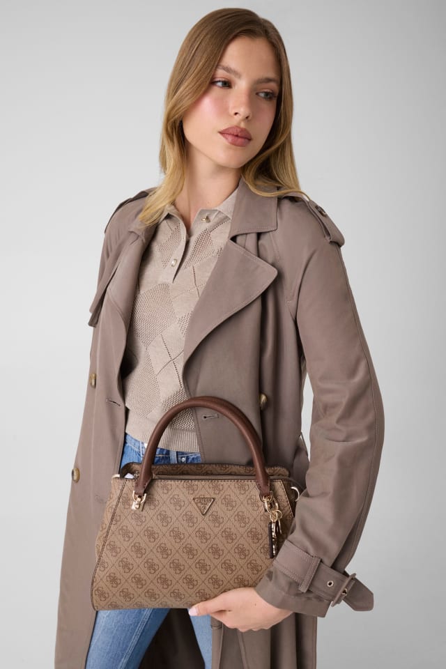 GUESS® Noelle 4G logolu el çantası Kadın