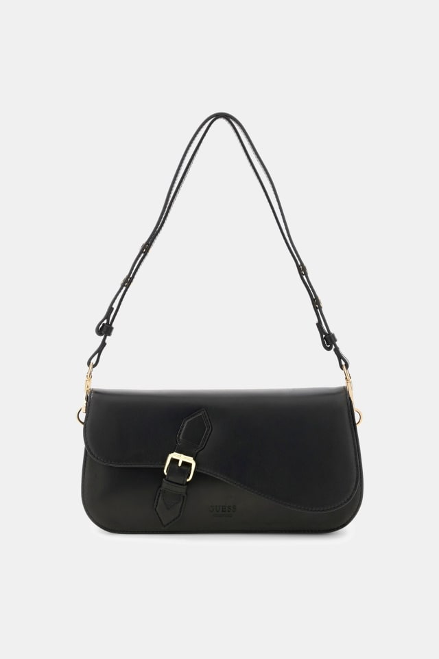 Bolso de hombro de cuero genuino Charlotte